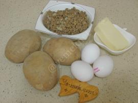 Fırında Kıymalı Yumurtalı Patates