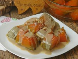 Fırında Tahinli Kabak Tatlısı