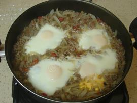 Soğanlı Yumurtalı Mıhlama