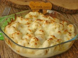 Fırında Beşamel Soslu Karnabahar Graten