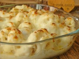 Fırında Beşamel Soslu Karnabahar Graten