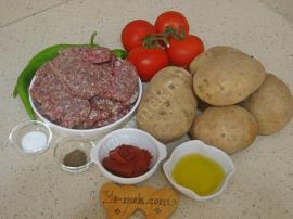 Fırında Kıymalı Patates Dizmesi