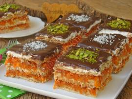 Havuçlu Bisküvili Yaş Pasta