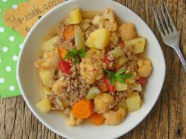 Kıymalı Patatesli Karnabahar Yemeği