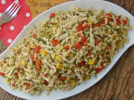 Tavuklu Kuskus Salatası