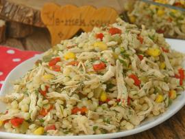 Tavuklu Kuskus Salatası