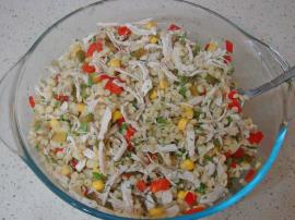 Tavuklu Kuskus Salatası