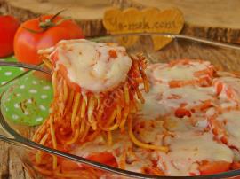 Domatesli Fırın Makarna