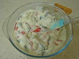 Fırında Etimekli Beşamel Soslu Tavuk