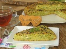 Fırında Peynirli Pırasa