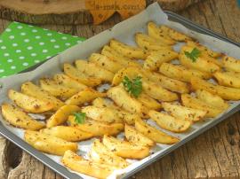 Fırında Yoğurtlu Patates Kızartması