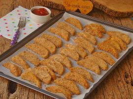 Fırında Galeta Unlu Çıtır Patates