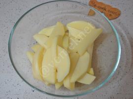 Fırında Galeta Unlu Çıtır Patates