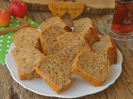 Elmalı Havuçlu Tarçınlı Kek