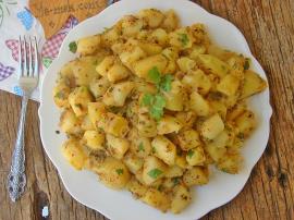 Kahvaltılık Tereyağlı Patates Kavurması