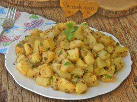 Kahvaltılık Tereyağlı Patates Kavurması