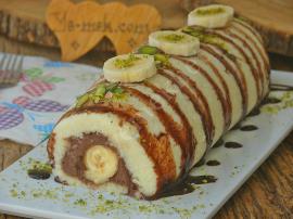 İrmikli Muzlu Rulo Tatlı