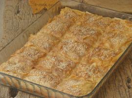 Sütlü Serpme Börek