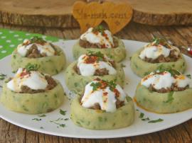 Yoğurtlu Kıymalı Patates Mantısı