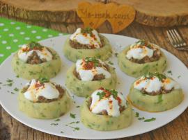 Yoğurtlu Kıymalı Patates Mantısı