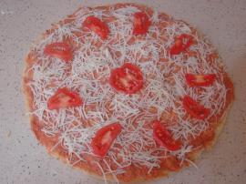 Fırında Bazlamadan Pizza