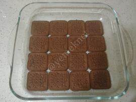 Çikolatalı Muhallebili Pasta