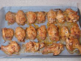 Fırında Soslu Tavuk Kanat