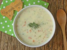 Sebzeli Yoğurt Çorbası