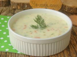 Sebzeli Yoğurt Çorbası