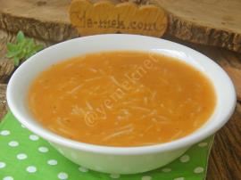 Tel Şehriyeli Tarhana Çorbası