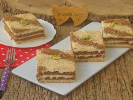 Bisküvili Yalancı Tavuk Göğsü Tatlısı