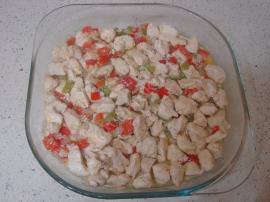 Fırında Patates Püreli Tavuk Yemeği