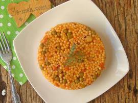 Sebzeli Kuskus Pilavı