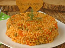 Bu Pilavı Ne Pirinç Ne De Bulgur Pilavına Değişmem : Sebzeli Kuskus Pilavı