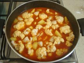 Tavuklu Karnabahar Yemeği