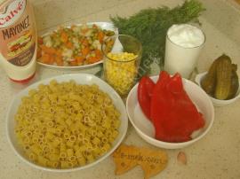 Yoğurtlu Makarna Salatası