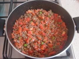 Patlıcanlı Patatesli Musakka