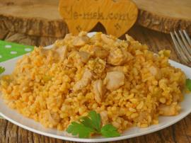Tavuklu Bulgur Pilavı