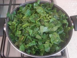 Ispanaklı Mantarlı Yumurta