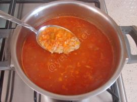 Sebzeli Arpa Şehriye Çorbası