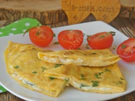 Peynirli Omlet