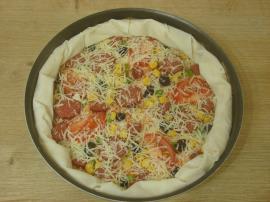 Yufkadan Pizza