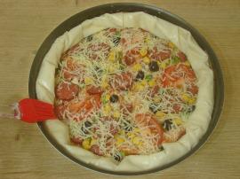 Yufkadan Pizza