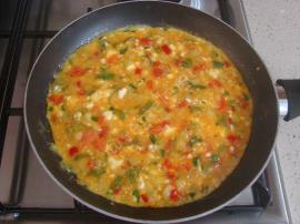 Sebzeli Omlet