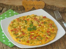Sebzeli Omlet