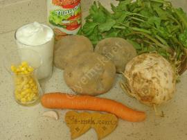 Patatesli Kereviz Salatası