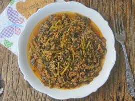 Kıymalı Semizotu Yemeği