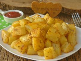 Her Yemeğin Tamamlayıcısı : Fırında Patates