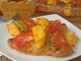 Fırında Soslu Tavuk