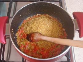 Garnitürlü Bulgur Pilavı